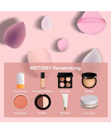 Buy Aihsumc 14 PCs Makeup Sponge Set - Beauty Blender with Triangle & Mini Sponges for Flawless Foundation | Best International Shipping - Buy Online on GoSupps.com