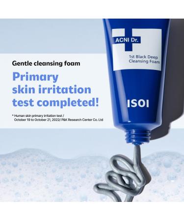 isoi ACNI Dr. 1st Deep Cleansing Foam 75ml - Gentle Moisturizing Cleanser for Oily & Acne-Prone Skin | Korean Skin Care Solution - Buy Online on GoSupps.com