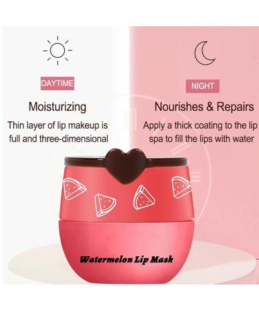 Bee Lip Balm Honey Pot 8PCS Lip Mask Overnight Hydrating Prevention Dry and Cracked Lip Scrubs Exfoliator Lip Care Moisturizing Lip Sleeping Mask Reduces Lip Lines Honey & Strawberry & Apple Lime & Watermelon & Cherry & Min  - Buy Online on GoSupps.com