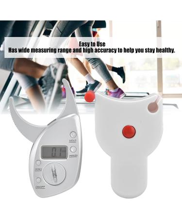 Portable Skin Fat Caliper Tester Fat Caliper Body Tape Measure with Digital Display Accurate Handheld Body Fat Measurement Tool for Men and Women ABS Measuring Tool for Body - Buy Online on GoSupps.com