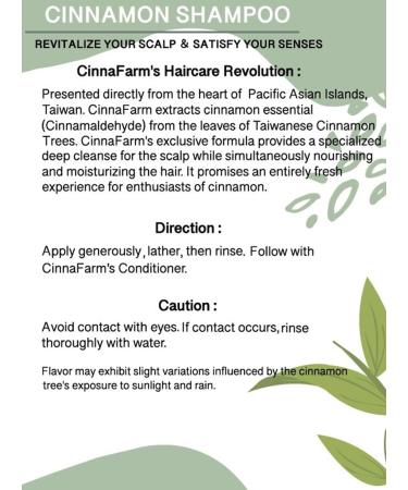 Hydrating Cinnamon Leaf Shampoo | Natural & Sulfate-Free | Soothing Color Safe Formula - Buy Online on GoSupps.com