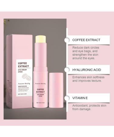 Coffee Moisturizing Eye Cream Stick Wrinkle Firming Eye Cream Effectively Reduce Wrinkles And Brightens Skin Tone Suitable For A Variety Of Skin Uses - Buy Online on GoSupps.com