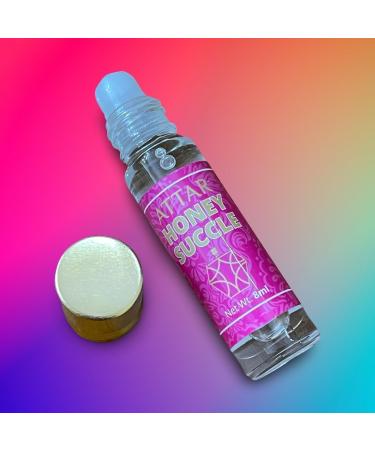Natural Perfume Oil Honey Suckle Long Lasting Fragrance Attar With Easy Apply Roll On For Men And Women - 8 ML (Pack Of 1) - Buy Online on GoSupps.com