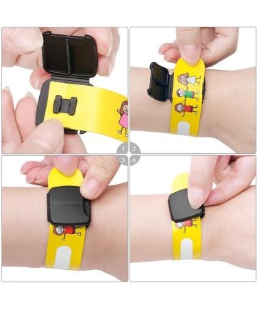 10 Pcs Kids Safety ID Wristband - Waterproof & Reusable Emergency Bracelets for Children - Boys, Girls, Toddlers - Buy Online on GoSupps.com