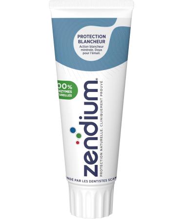 ZENDIUM - Whitening Protection Toothpaste - Mineral whitening action and gentle on enamel - Long-lasting freshness - Protects and strengthens the mouth's natural defenses - 75ml - Buy Online on GoSupps.com
