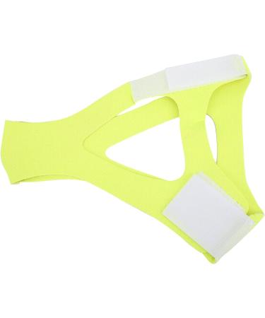 Anti Snoring Chin Strap - Snore Relief Solution for Adults - Adjustable & Breathable (Yellow) - Buy Online on GoSupps.com