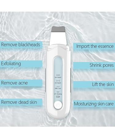 Skin Scrubber Skin Spatula Blackhead Remover Cleaner with 4 Modes Waterproof USB Charger for Facial Deep Cleansing 2021 Newest Version - Buy Online on GoSupps.com