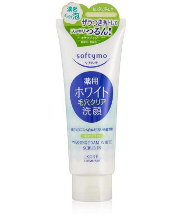 Kose Softymo Medicinal Facial Wash Foam White Scrub In 150 g