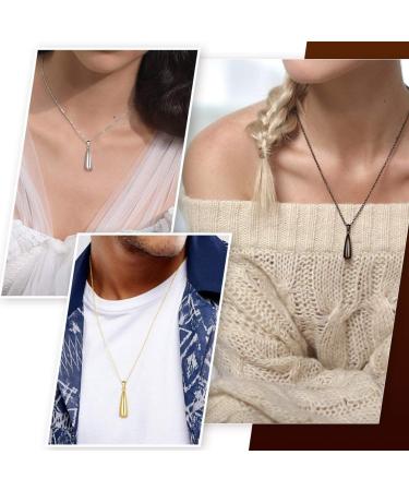 Personalized Prosteel Urn Chain Necklace - 18k Gilded Memorial Ash Pendant with Life Tree & Cross | International Shipping - Buy Online on GoSupps.com