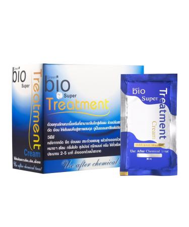 G n rique Thai Bio Super Treatment Cream 24 Sachets x 30ml Intensive Keratin Repair Hair Treatment Post-Bleaching/Straightening Damaged Dry Brittle Hair