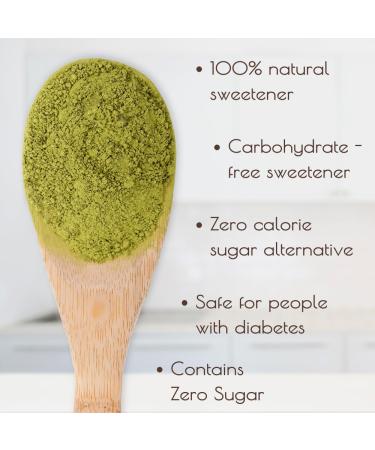 Darsa Organics Pure Stevia Powder 16 oz - Smooth Natural Sweetness with Reduced Bitter Aftertaste, USDA Organic Stevia Extract for Baking & Beverages, Zero Calorie Sugar Substitute, No Additives, Vegan - Buy Online on GoSupps.com