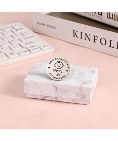 Opopark New Baby Gifts - Funny Decision Coin for New Parents (Silver) - Buy Online on GoSupps.com