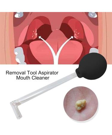 Tonsil Stone Remover Tool | Almond Stones Cupping Glass | Effective Mandelsauger for Oral Cleanliness | High-Quality Glass Mouth Cleaner for Home Use - Buy Online on GoSupps.com