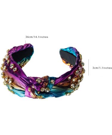 scicent Headbands Crystal Rhinestone Hairbands for Girls Glitter Sparkly Diamond Head Bands Purple Non-Slip Hair Band Fashion Hair Accessories for Homecoming Birthday - 26213 - Buy Online on GoSupps.com
