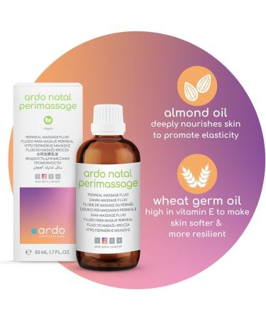 ARDO Perimassage Fluid - Natural Perineal Massage Oil for Childbirth | 50ml Vegan & Cruelty-Free - Buy Online on GoSupps.com
