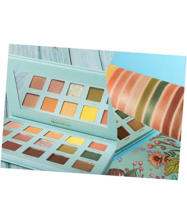 FOYTOKI 1pc 15 Makeup Accessories Cosmetic Pallet Compact Female Green - Buy Online on GoSupps.com