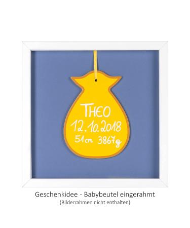 Theolino Storch Birth - Premium 150 cm Wooden Stork - Double-Sided Print - Unique Baby Gift for Birth - Perfect for Boys & Girls - Buy Online on GoSupps.com