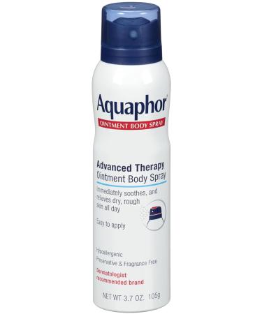 Aquaphor Ointment Body Spray - Moisturizes and Heals Dry Rough Skin - 3.7 oz. Spray Can 4 Pack 14.8 Ounce (Pack of 1) 4 Pack(3.7 oz) - Buy Online on GoSupps.com