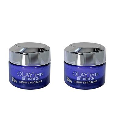 (Pack of 2) L RETINOL 24 Night EYE Cream Vitamin B3 Fragrance Free 0.5 Fl Oz (15 mL) EACH