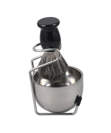 2 Sets Beard Brush Set | Professional Shaving Brush Tool for Men | Portable Beard Care Supplies - Buy Online on GoSupps.com
