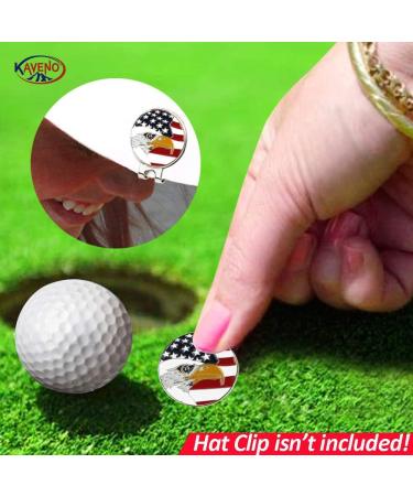 Kaveno Golf Divot Tool - Foldable Stainless Steel Switchblade with USA Ball Marker - Red Eagle Design - Buy Online on GoSupps.com