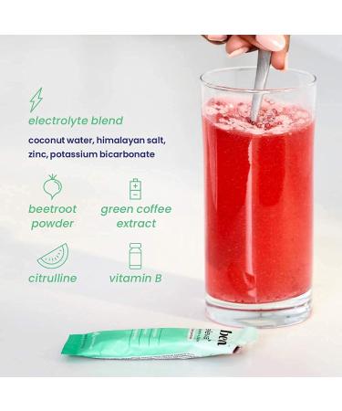 Beam Organics Watermelon Hydration Energy Powder Packets - 15 Single Serves | Hydrating Pre Workout Boost, Coffee Substitute & Immune Support - Buy Online on GoSupps.com