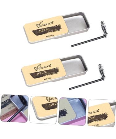 FOMIYES 2 Sets Eyebrow Soap Brow Cream Brow Styling Cream Cosmetic Supplies Eyebrow Trimming Cosmetics Miss - Buy Online on GoSupps.com