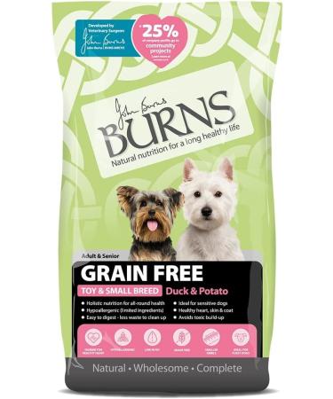 Burns - Grain Free Adult Dog Food with Duck and Potatoes - 6 kg - Buy Online on GoSupps.com