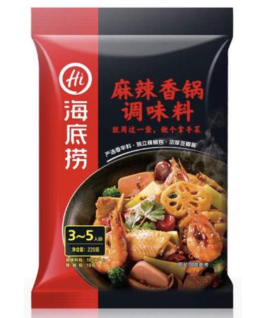 HAIDILAO Spicy Incense Pot Hot Pot Bottom Material Spicy Shrimp Dry Pot Seasoning Can Do Hot Pot Bottom Material 220g(220g spicy incense pot seasoning flavor/220g ) 220g 220g Spicy Incense Pot Seasoning Flavor/220g
