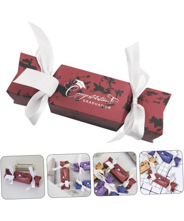 ULTECHNOVO 50pcs Boxes Graduation Candy Box Gift Boxes Candy Case Graduation Treat Boxes Candy Supply Party Candy Holder Graduation Party Favor Boxes Multifunction Container Paper 1 count (Pack of 1) Red - Buy Online on GoSupps.com