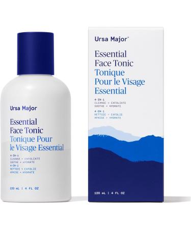 Ursa Major Essential Face Tonic | 4-in-1 Natural Toner to Cleanse  Exfoliate  Soothe and Hydrate | 4 Fl Oz (Pack of 1) - Buy Online on GoSupps.com