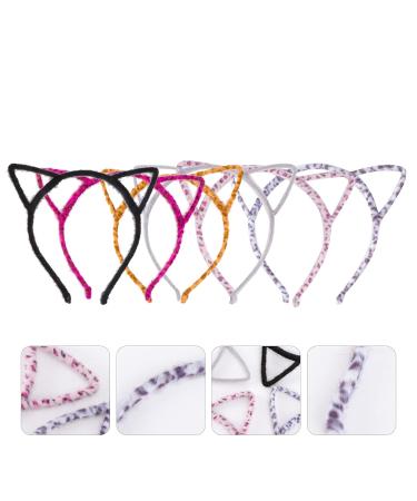 Frcolor Cat Ear Headband - 6 Random Colors for Parties & Daily Wear | Cute Hair Accessories - Buy Online on GoSupps.com