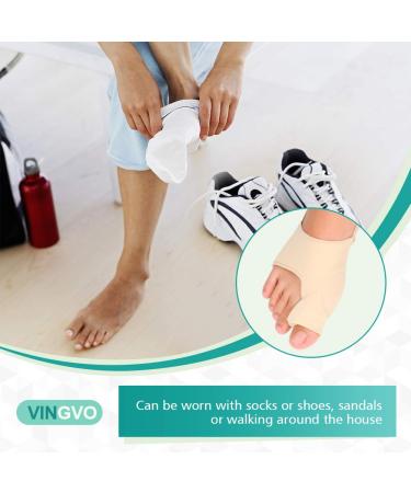 Hallux Valgus Corrector Gel Bunion Socks - Silicone Toe Spreader & Pain Relief Sleeves for Day & Night Comfort - Buy Online on GoSupps.com