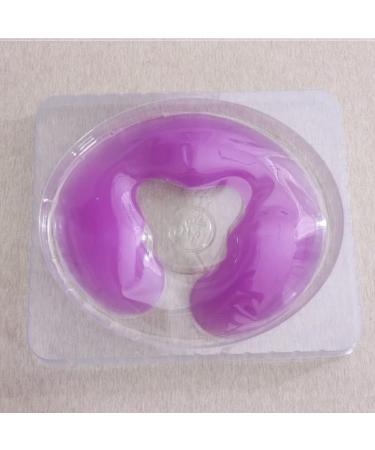Healeved Beauty Pillow Soft Cushion Set - 2pcs U-Shaped Silicone Spa Pillows for Sleeping & Massage - Purple - Buy Online on GoSupps.com