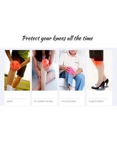 Bamboo Thermal Motion Knee Brace Support - 1 Pair for Men and Women - Buy Online on GoSupps.com