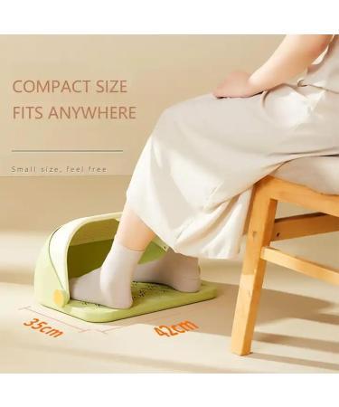 Caulo Electrical Foot Warmer with Auto Shutdown - 4-Speed Heating for Home Office & Bedroom (Green) - International Shipping - Buy Online on GoSupps.com