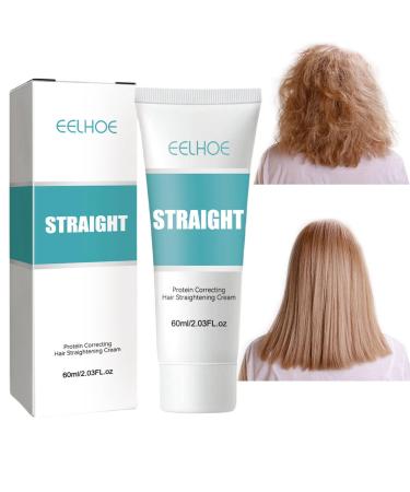 Hair Straightening Cream Hair Gloss and Silk Straightening Cream Protein Correcting Hair Straightening Cream Hair Straightening Treatment Permanent Hair Straightening Hair Relaxer Hair Cream for Women