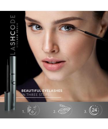Eyelash Serum - Lashcode 5ml | Growth-Promoting Eyelash Enhancer for Longer Thicker Lashes - Buy Online on GoSupps.com