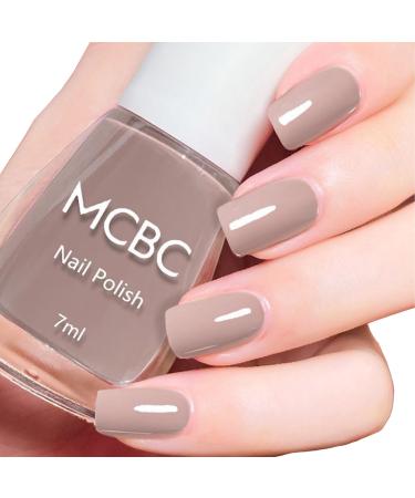Nude Nail Polish - Nude Nail Varnish Quick Dry - Peel Off Water-Based Formula No Smell Nail Polish - Stylish and Classical Nail Polish for DIY Nail Art