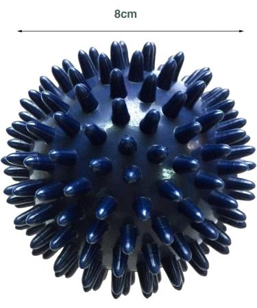 Colcolo Dark Blue Massage Balls - Portable Yoga & Pilates Massager for Back Hands & Neck - Buy Online on GoSupps.com