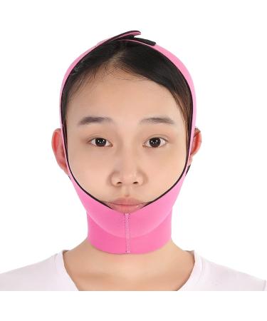 Fci l Slimming Strap | V Line Lifting Face Belt & Adjustable Double Chin Remover - Rose Red Beauty Tool - Buy Online on GoSupps.com