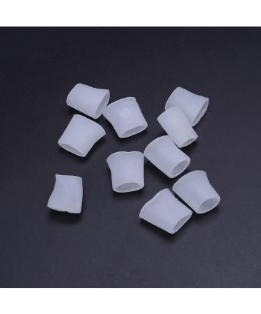 FOMIYES Gel Toe Sleeves Protectors Tube - 5 Pairs for Bunion, Blisters, Corns, Hammer Toes - Cushioned, Breathable Toe Wrap Covers - Toe Separators Brace for Toe Nail Loss and Friction Relief - Buy Online on GoSupps.com