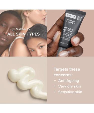 Paula's Choice Resist Anti-Aging Eye Cream - Rich Hydration with Shea Butter & Peptides for All Skin Types - 15ml - Buy Online on GoSupps.com