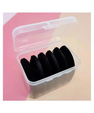 SBTRKT 6 Pack Velvet Powder Puffs | Soft Lightweight Makeup Sponges | Perfect Finish Triangle Design (Black - Buy Online on GoSupps.com