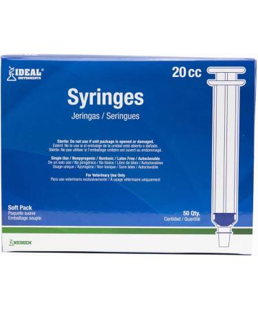 Neogen SYR 20CC Luer Slip SP 50/bx - High Quality Disposable Syringe 20CC - Pack of 50 - Buy Online on GoSupps.com