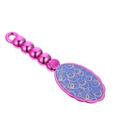 Beatifufu Glass Foot Rub Foot Scrubber Pedicure Tools Foot Sander Foot Filer Foot File Kit Foot Remover Foot Pedicure No Crease Hairpin Black Foot Peel Tool Heel Scraper Abs