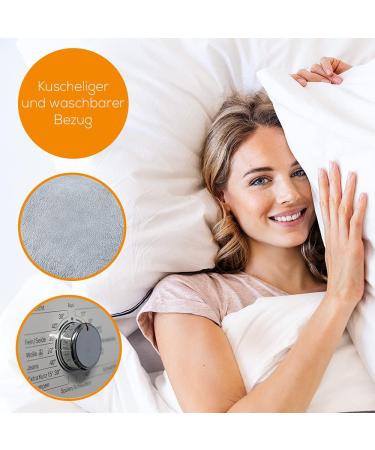 Beurer MG 145 Shiatsu Massage Cushion Back & Neck Massager with Heat Washable Cover & 4 Massage Heads Relaxing Gray Comfort | International Shipping - Buy Online on GoSupps.com