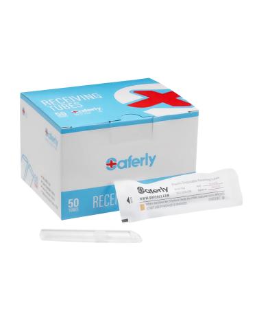 Saferly Body Piercing Needle Receiving Tubes - 8mm Plastic Medical Grade Disposable Piercing Needle Receiving Tubes - Body Jewelry Piercing Supplies (Box of 50) - Buy Online on GoSupps.com