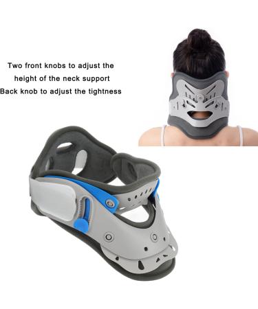 Cervical Neck Traction Device - Adjustable Neck Brace & Support for Men & Women | Neck Decompression & Stretching Relief - Buy Online on GoSupps.com