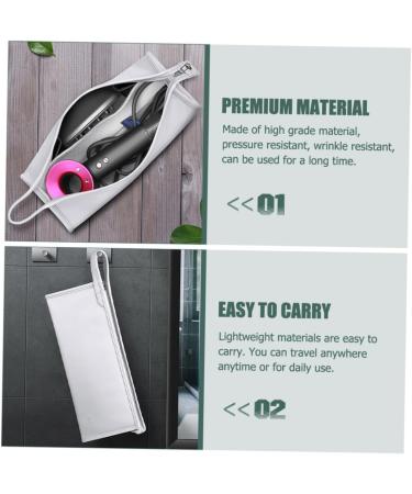SOESFOUFU 2pcs Hair Dryer Storage Bag Hair Rollers Hair Blower Bag Hair Dryer Storage Pouch Curls Miss Toolkit - Buy Online on GoSupps.com
